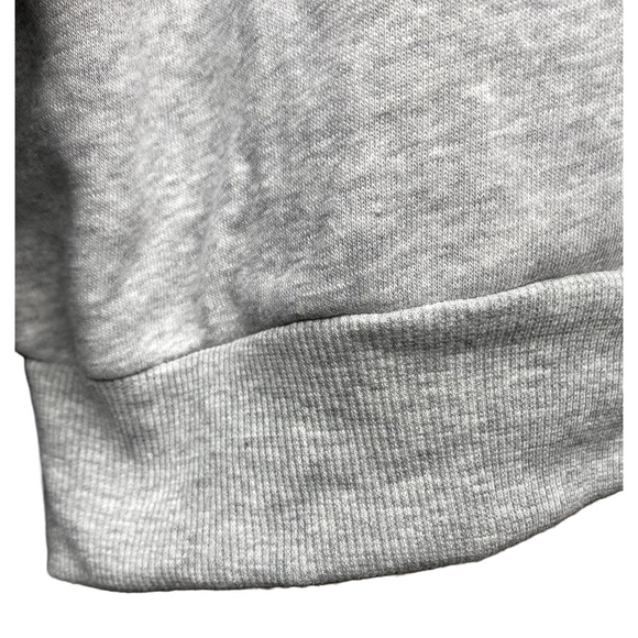 Zoe + Liv Malibu Tennis Club Graphic Heather Gray Zippered Sweatshirt Size XXL - Picture 10 of 13